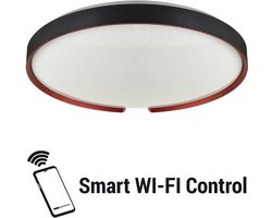 ESPERANTO - Smart LED Plafondlamp - Slimme Plafonniere - Appbesturing - Ø 39.5 cm - iOS & Android - 2.4 Ghz WiFi - 24W - 2810 Lumen - Warm tot Koelwit licht