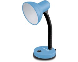 Esperanza Vega Bureaulamp – E27 Fitting – Blauw – Kantelbare Arm – Klassiek Design