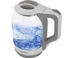 Esperanza Yukon | Glazen Waterkoker | Blauw LED | 1,7 Liter | 1500W