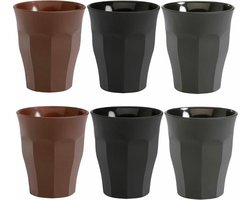 Espresso Kopjes - Espressokopjes - Espresso Glaasjes - Espresso - Set van 6 - Glas - Koffie Kopjes - 90ml