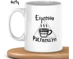 Espresso patronum koffie mok - Verjaardagscadeau - Mok met opschrift - Cadeau voor mannen - Cadeau voor vrouwen - Valentijnsdag cadeau - Koffiemok - Grappige cadeaus - Mokken en kopjes - Koffiekopjes - Theeglazen - Voor moeders en vaders - Keramische