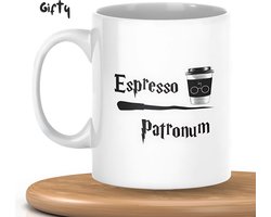 Espresso patronum mok - Verjaardagscadeau - Mok met opschrift - Cadeau voor mannen - Cadeau voor vrouwen - Valentijnsdag cadeau - Koffiemok - Grappige cadeaus - Mokken en kopjes - Koffiekopjes - Theeglazen - Voor moeders en vaders - Keramische mok