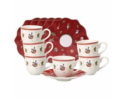 Espressotassen mit Untertassen Toy's Delight 70 ml Set van 6