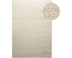 Esprit - Dantep - Hoogpolig vloerkleed - 80x300 cm - crème beige - Effen - Modern Tapijt