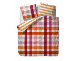 Esprit Sun check Kussensloop - Red 60x70