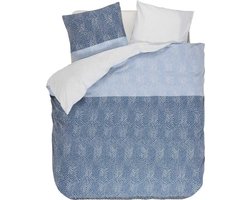 Esprit Tamo - Flanel - Dekbedovertrek - Tweepersoons - 200x200/220 cm + 2 kussenslopen 60x70 cm - Blue