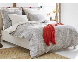 Esprit Tribal Waves Kussensloop - 60x70 cm - Blue