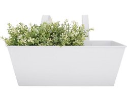 Esschert Balkonbak zink wit