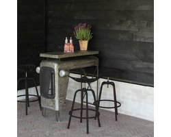 Esschert Design Barstoel Tractor zwart