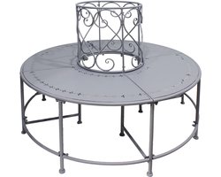 Esschert Design Belle Époque boom bank IJzer B 123 X D 123 X H 90