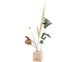 Esschert Design - Bloemen- en kruidenstandaard 'Dex' (Maat S, Vurenhout)
