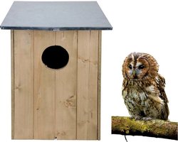 Esschert Design Bosuil Vogelhuisje - Nestkast