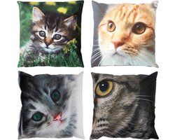Esschert Design Buitenkussen poes (1 stuk) assorti