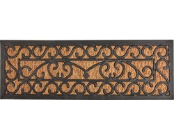 Esschert Design Deurmat 25 X 75 X 0,9 Cm Kokosvezel Bruin/zwart