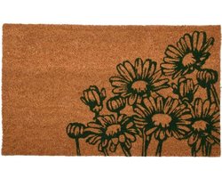 Esschert Design Deurmat | van kokosvezels | Bloemen