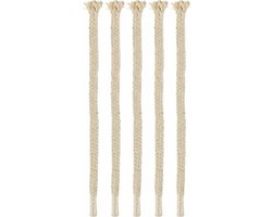 Esschert Design Fakkellonten - 5x stuks - 20 cm - lontjes voor fakkels