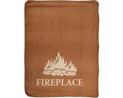 Esschert Design Fleeceplaid Fireplace 130x180cm