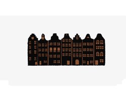 Esschert Design - Grachtenpanden - Deurmat - Kokosmat