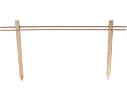 Esschert Design houten plantensteun hek voor balkon of tuin