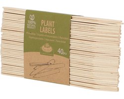 Esschert Design houten plantlabel 40 stuks