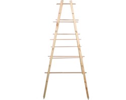 Esschert Design Houten pyramide plantensteun L 65,5 x D 65,5 x H 143,5