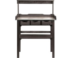 Esschert Design oppottafel met lades en plank