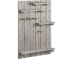 Esschert Design - Pegboard - Wandorganizer - Vurenhout - Tuin deco