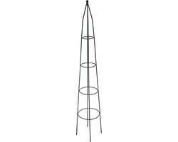 Esschert Design Plantensteun Piramide 121 Cm Staal Zwart