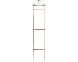 Esschert Design Plantensteun Vogels 31,8 X 160 Cm Staal Bruin