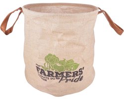 Esschert Design Plantentas Farmer's Pride 60 Liter Jute Naturel