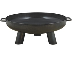 Esschert Design - Stalen Vuur Schaal 80 cm - Vuurschaal 80 cm - Staal - Zwart