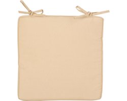 Esschert Design Stoelkussen 39,8 X 39,5 cm Polyester Beige