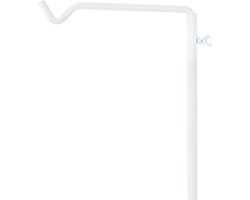 Esschert Design Tafelklem - wit - staal - voor tafels tot 9,7 cm dik - draagkracht 6 kg - ideaal voor lampjes en planten