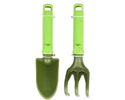Esschert Design Tuingereedschap 22 Cm Junior Groen 2-delig