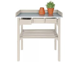 Esschert - Design - tuinwerktafel - met - lades - (wit) - CF29W