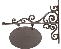 Esschert Design | uithangbord "small" ovaa | afm. 32x27 cm | LH100