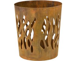Esschert Design - Zweedse fakkel Vuurkorf roest - Vuurkorf aanbiedingen - Staal - Bruin