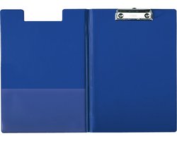 Esselte Kunststof A4 Klembord met Omslag en Insteekhoes - Inclusief Pennenhouder - Capaciteit tot 200 Vel - Blauw