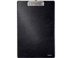 Esselte Kunststof A4 Klembord met Ophanghaakje - Capaciteit tot 200 Vel - Zwart