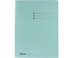 Esselte Manilla 3-klepsmap - A4 - 50 stuks - Blauw