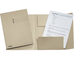 Esselte Manilla 3-klepsmap - A4 - 50 stuks - Grijs