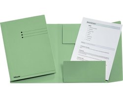 Esselte Manilla 3-klepsmap - A4 - 50 stuks - Groen