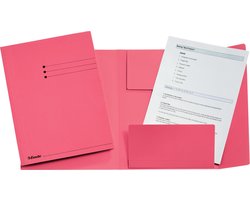 Esselte Manilla 3-klepsmap - A4 - 50 stuks - Roze
