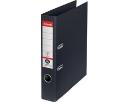 Esselte No. 1 Ordner A4 - Rugbreedte van 50mm - 100% Gerecycled Karton - Zwart