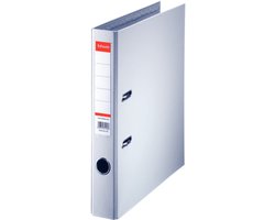 Esselte Standaard ordner grijs - A4 - 50 mm - zonder randbeschermers
