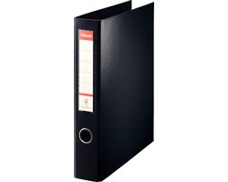 Esselte Vivida Standaard Ringband A4 - 4-rings D-mech 40mm - Rugbreedte van 62mm - Zwart