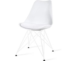 Essence Metal Eetkamerstoel wit - wit onderstel