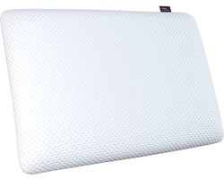 Essentials Memory Foam Kussen | 40x80cm | Made in EU | Orthopedisch Viscose Kussen Ergonomische Neksteun Kussen | Wasbaar Hoes | Optimale Ondersteuning bij Rugpijn | MEDIUM