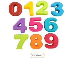 ESSENTIALS73 Siliconen bakvormen cijfer set 9-delig - Bakvorm - Feest - Verjaardag - Bruiloft - Cijfers - Nummers - Vormen - Bakken - 0 - 1 - 2 - 3 - 4 - 5 - 6 - 7 - 8 Afmeting: 9 x 6,5 x 2,5 cm