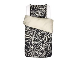 ESSENZA Allori Dekbedovertrek Antraciet - Eenpersoons – 140x200/220 cm